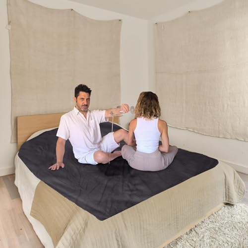 Wasserdichte Decke für Bett – Bambus-Sommer-Matratzenschoner, Doppelgröße, Sofabezug, Überwurf, Steppdecke, Sofa, schmutzabweisend, schmutzabweisendes Handtuch für Paare und Liebhaber, 150 x 200 cm von Sacred Weapon