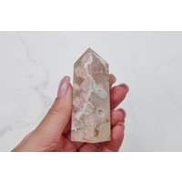 Druzy Blumenachat Turm, Blumenachat, Kristallturm, Achatturm, Polierter von SacredValleyCrystals