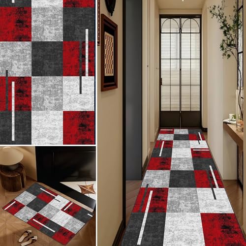 Sadavel Teppich Läufer Flur Lang, rutschfest 120x250cm Küchen Teppich, Waschbar Teppichläufer Flurteppich für Korridor Wohnzimmer, Küche, Anpassbar Sadavel Teppich Läufer Flur Lang, rutschfest 120x250cm Küchen Teppich, Waschbar Teppichläufer Flurteppich für Korridor Wohnzimmer, Küche, Anpassbar von Sadavel