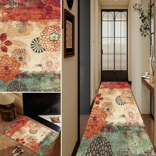 Sadavel Teppich Läufer Flur Lang, rutschfest 72x140cm Küchen Teppich, Waschbar Teppichläufer Flurteppich für Korridor Wohnzimmer, Küche, Anpassbar Sadavel Teppich Läufer Flur Lang, rutschfest 72x140cm Küchen Teppich, Waschbar Teppichläufer Flurteppich für Korridor Wohnzimmer, Küche, Anpassbar von Sadavel