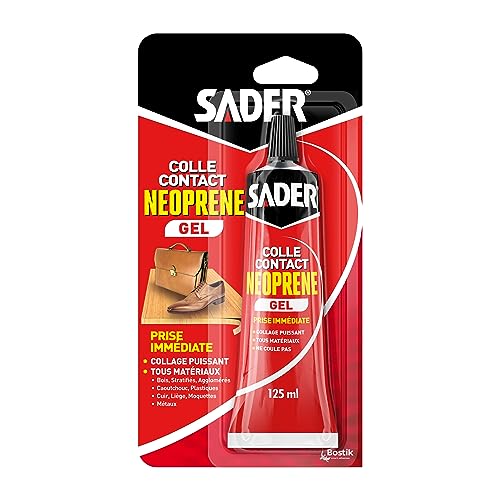 Sader Kontaktkleber Gel Neopren Tube de 125 ml Transparent von Sader