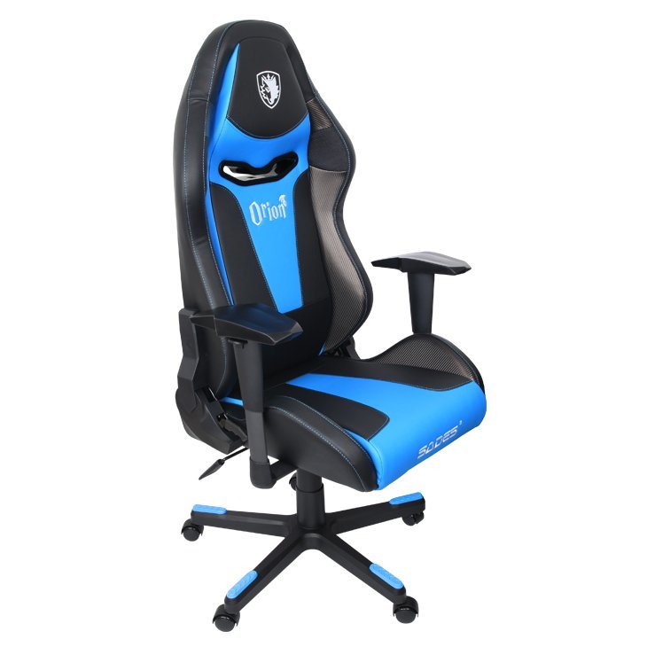 Sades Gaming-Stuhl Orion" schwarz/blau, Kunstleder, ergonomischer Gamingstuhl (1 St), Bürostuhl, Schreibtischstuhl, geeignet für Jugendliche und Erwachsene" von Sades