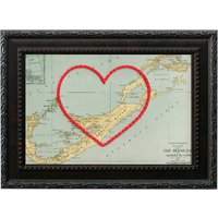 Bermuda Herzkarte | Benutzerdefinierte Stickerei Kunst Personalisierte Jubiläum Verlobung Geschenk Für Sie Handgesticktes Hochzeitsgeschenk Bermuda Herzkarte | Benutzerdefinierte Stickerei Kunst Personalisierte Jubiläum Verlobung Geschenk Für Sie Handgesticktes Hochzeitsgeschenk von SadieandJunebug