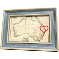 Brisbane Herz Karte | Benutzerdefinierte Geschenk Australien Hochzeitsgeschenk Vintage Landkarte Von Mit Handgesticktem Brisbane Herz Karte | Benutzerdefinierte Geschenk Australien Hochzeitsgeschenk Vintage Landkarte Von Mit Handgesticktem von SadieandJunebug