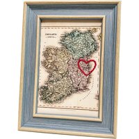 Dublin Herz Karte | Benutzerdefinierte Geschenk Irland Jahrestag Hochzeitsgeschenk Vintage Map Print Von Mit Handbesticktem Dublin Herz Karte | Benutzerdefinierte Geschenk Irland Jahrestag Hochzeitsgeschenk Vintage Map Print Von Mit Handbesticktem von SadieandJunebug