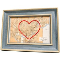 Edmonton Herz Karte | Benutzerdefinierte Geschenk Alberta Jubiläum Hochzeitsgeschenk Vintage Landkarte Von Mit Handgesticktem Edmonton Herz Karte | Benutzerdefinierte Geschenk Alberta Jubiläum Hochzeitsgeschenk Vintage Landkarte Von Mit Handgesticktem von SadieandJunebug