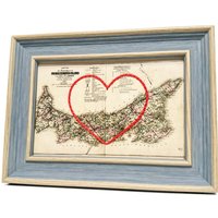 Pei Heart Map Handbestickte Vintage Prince Edward Island Kunst Pei Heart Map Handbestickte Vintage Prince Edward Island Kunst von SadieandJunebug