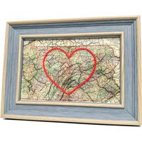 Pennsylvania Herzkarte | Benutzerdefinierte Karte Geschenk Personalisiertes Jubiläumsgeschenk Hochzeitsgeschenk Vintage Landkarte Von Mit Gesticktem Pennsylvania Herzkarte | Benutzerdefinierte Karte Geschenk Personalisiertes Jubiläumsgeschenk Hochzeitsgeschenk Vintage Landkarte Von Mit Gesticktem von SadieandJunebug