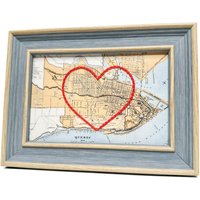 Québec Stadt Herzkarte | Benutzerdefinierte Karte Geschenk Personalisiertes Jubiläumsgeschenk Valentinstag Vintage Von Oudbec Handgesticktes Herz Québec Stadt Herzkarte | Benutzerdefinierte Karte Geschenk Personalisiertes Jubiläumsgeschenk Valentinstag Vintage Von Oudbec Handgesticktes Herz von SadieandJunebug