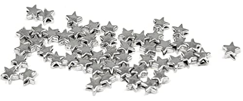 Sadingo Metallperlen Sterne | 6 x 6 mm - 50 Stück, Perlen zum Auffädeln, Spacer Beads, Sternperlen in Antiksilber, kleine Zwischenperlen, DIY Schmuck, Schmuckperlen für DIY-Schmuck, Bastelperlen Sadingo Metallperlen Sterne | 6 x 6 mm - 50 Stück, Perlen zum Auffädeln, Spacer Beads, Sternperlen in Antiksilber, kleine Zwischenperlen, DIY Schmuck, Schmuckperlen für DIY-Schmuck, Bastelperlen von Sadingo