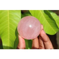 A+ Sternrosenquarz Kugel | Glänzende Sterne An Der Oberfläche Healing Sphere Edelstein Rosa Kugel| Rosenquarz Haus & Dekor von SadiqGemsandMinerals