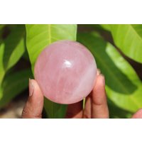 A+ Sternrosenquarz Kugel | Glänzende Sterne An Der Oberfläche Healing Sphere Edelstein Rosa Kugel| Rosenquarz Haus & Dekor von SadiqGemsandMinerals