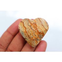 Bild Jaspis Facettierter Herzstein, Natürlicher Heilkristall, Stein von SadiqGemsandMinerals