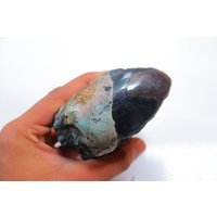Einseitig Polierter Schwarzer Turmalin, Natürlicher Turmalin Handstein, Turmalinkristall Reverse Negativität, Turmalinstein von SadiqGemsandMinerals