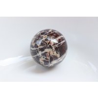 Kakao-Jaspis-Kugel, Schokoladen-Zebra-Jaspis-Kugel, Kristall-Kugel, Heilungs-Kugel, Edelstein, Taschenstein, Heilung von SadiqGemsandMinerals