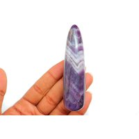 Natürlicher Chevron Amethyst Kristall Zauberstab, Natürlicher Kristall, Turmspitze von SadiqGemsandMinerals