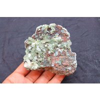 Natürlicher Grüner Apophyllit in Matrix, Apophyllit-Kristall-Cluster, Überträgt Universelle Energie Öffnen Sie Das Herzchakra, Dekorativer Stein von SadiqGemsandMinerals