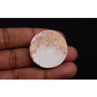 Rosa Skolezit Flache Kreis Scheibe, Edelstein Kristall | Scoleciten-stein Kristallstein | Heilkristalle Und Heilsteine Scoleciten Discstone von SadiqGemsandMinerals