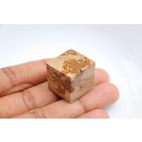 Wunderschöner Bilder Jaspis Würfelstein, Würfel Naturstein, Heilstein, Meditation, Kraftstein, Würfel von SadiqGemsandMinerals