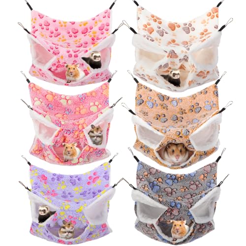 Sadnyy Meerschweinchen-/Ratten-Hängematte, dreilagig, Frettchenbett, Kleintier-Hängematte, Haustierkäfig-Hängematte für Chinchilla, Ratte, Zuckergleiter, Eichhörnchen, Reptilien (klassisches Muster) Sadnyy Meerschweinchen-/Ratten-Hängematte, dreilagig, Frettchenbett, Kleintier-Hängematte, Haustierkäfig-Hängematte für Chinchilla, Ratte, Zuckergleiter, Eichhörnchen, Reptilien (klassisches Muster) von Sadnyy