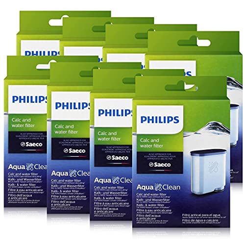 Philips CA6903/10 AquaClean Wasserfilter für Saeco Philips Automaten (8er Pack) von Saeco