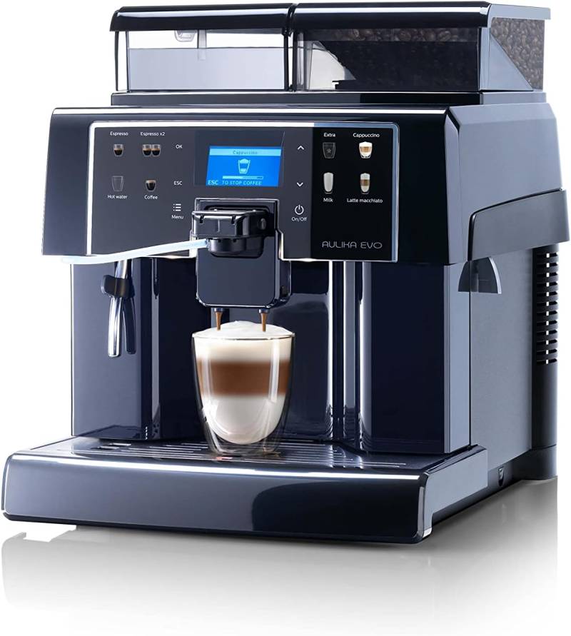 Saeco Aulika Evo Focus Schwarz Kaffeemaschine Maschine Kaffeegerät Defektware D-Ware von Saeco