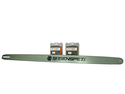 120cm Schwert-Set Solid Drive mit 2 Halbmeißelketten .404" 138TG 1,6mm passend für Stihl MS 881 MS881 von Sägenspezi