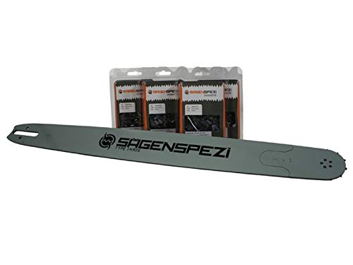 75cm Sägenspezi Schwert-Set Solid Drive mit 4 Halbmeißelketten 3/8" 98TG 1,6mm passend für Stihl MS500i MS 500 i 75cm Sägenspezi Schwert-Set Solid Drive mit 4 Halbmeißelketten 3/8" 98TG 1,6mm passend für Stihl MS500i MS 500 i von Sägenspezi