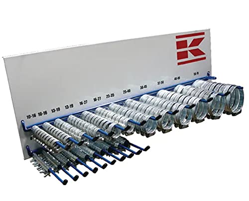 Kramp 220x Schlauchschellen Rohrschellen Sortiment inkl. Rack Set Schellen 6-70mm von Kramp