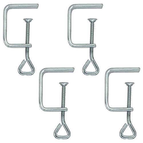 Laubsägezwinge 4 Stk. Tischklemme 50mm C-Form Schraubklemme verzinkt Fixierklemme von Saekulum