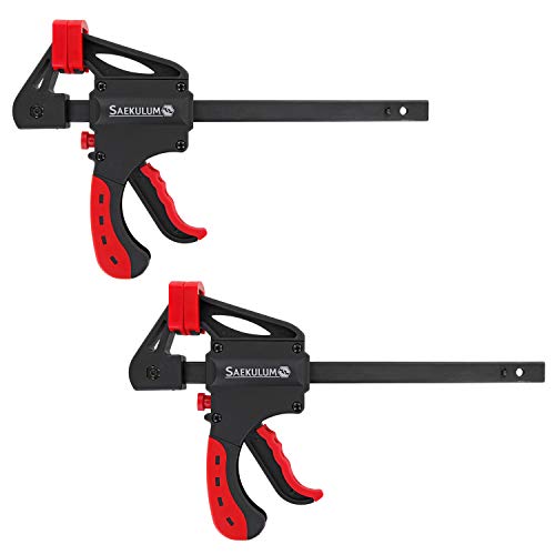 Einhandzwinge Einhandklemme Schraubzwinge 2 Stk. bis 150mm Schnellspannzwinge Klemmzwinge Schnellspanner Spannzwinge Zwingen von Saekulum