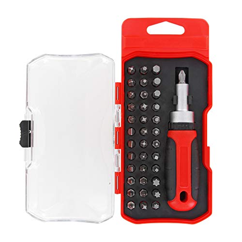 Ratschen Schraubendreher Bit Set 38tgl. Torx Hex PH Schlitz PZ Vierkant Schrauber-Bits Ratsche mini Bits Torx Set Bitaufnahme Adapter Satz feinmechanik Kreuzschlitz Schrauber Ratschen Schraubendreher Bit Set 38tgl. Torx Hex PH Schlitz PZ Vierkant Schrauber-Bits Ratsche mini Bits Torx Set Bitaufnahme Adapter Satz feinmechanik Kreuzschlitz Schrauber von Saekulum
