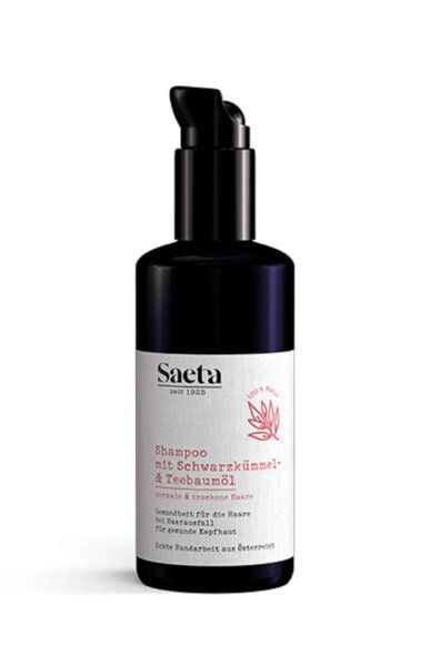 Saeta Bio-Shampoo Schwarzkümmel & Teebaum von Saeta