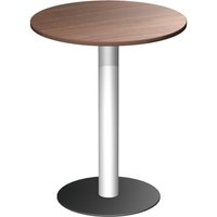 Geramöbel Säulentisch mit Tellerfuß, ØxH 900 x 1.100 mm, Nussbaum von Geramöbel