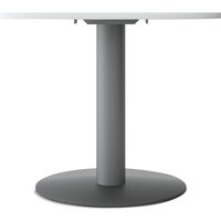Geramöbel Säulentisch mit Tellerfuß, ØxH 900 x 720 mm, weiss von Geramöbel