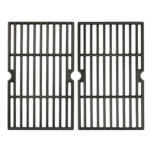 SafBbcue 14 3/16 Zoll Grillroste für Char-Griller 1624 1515 1224 1616 Holzkohlegrill Ersatzteile Chargriller 22424 E1515 72424 Ersatz-Grillroste Gusseisen Chargriller Grillroste 2er-Pack von SafBbcue