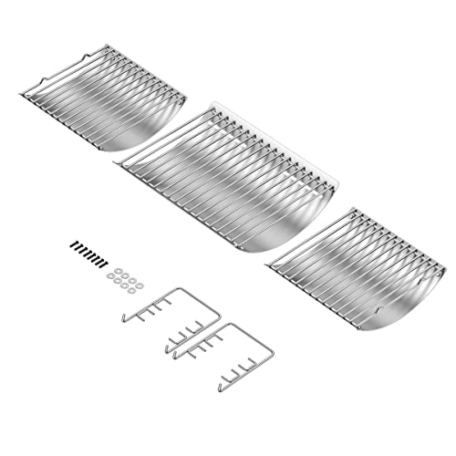 Verstellbarer Aschekasten Ersatz für Char-Griller Holzkohlegrill 5050 5650 1224 1324 2121 2222 2727 2828 2929 Teile, Charbroil 17302056 12301714, Royal Gourmet CC1830F CC1830F CC183330 0R, Oklah. oma von SafBbcue