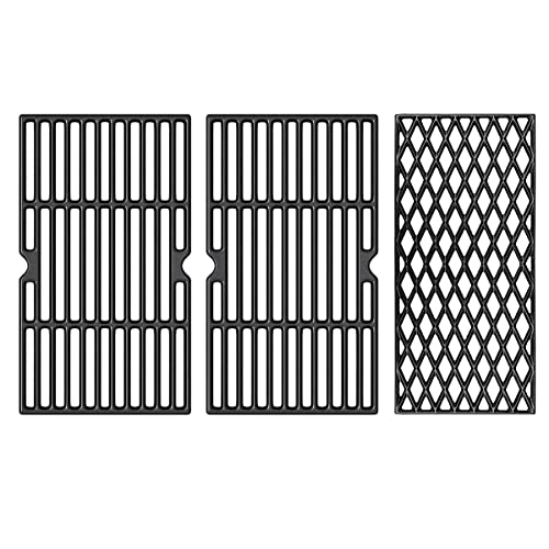 SafBbcue Grillteile DGH474CRP für Dyna-Glo 4-Brenner DGH450CRP DGH450CRP-D DGH450CRN DGH451CRP Grillroste Ersatz, Dyna-Glo Grill DGH485CRP Gusseisen Grillroste Ersatzteile von SafBbcue