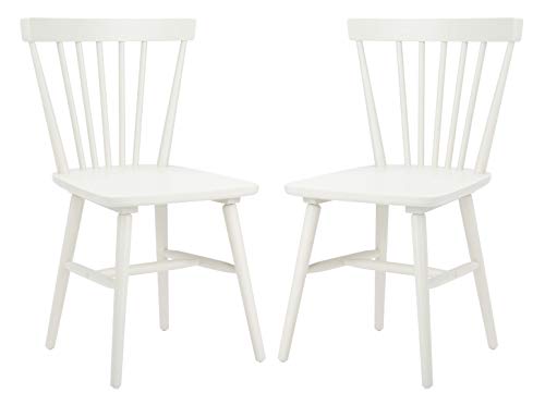 SAFAVIEH Set of 2 Wooden Dining Chairs, in Off White SAFAVIEH Set of 2 Wooden Dining Chairs, in Off White von Safavieh