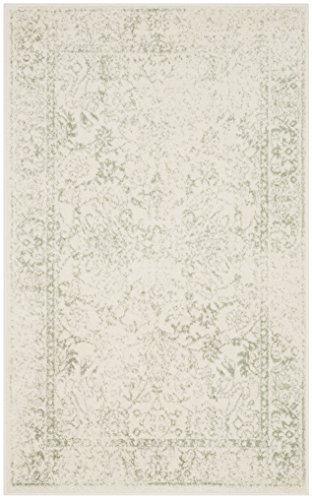 SAFAVIEH Distressed Teppich für Wohnzimmer, Esszimmer, Schlafzimmer - Adirondack Collection, Kurzer Flor, Elfenbein und Salbei, 91 X 152 cm SAFAVIEH Distressed Teppich für Wohnzimmer, Esszimmer, Schlafzimmer - Adirondack Collection, Kurzer Flor, Elfenbein und Salbei, 91 X 152 cm von Safavieh