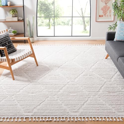 SAFAVIEH Boho Teppich für Wohnzimmer, Esszimmer, Schlafzimmer - Marrakesh Collection, Kurzer Flor, Beige, 244 X 305 cm SAFAVIEH Boho Teppich für Wohnzimmer, Esszimmer, Schlafzimmer - Marrakesh Collection, Kurzer Flor, Beige, 244 X 305 cm von Safavieh