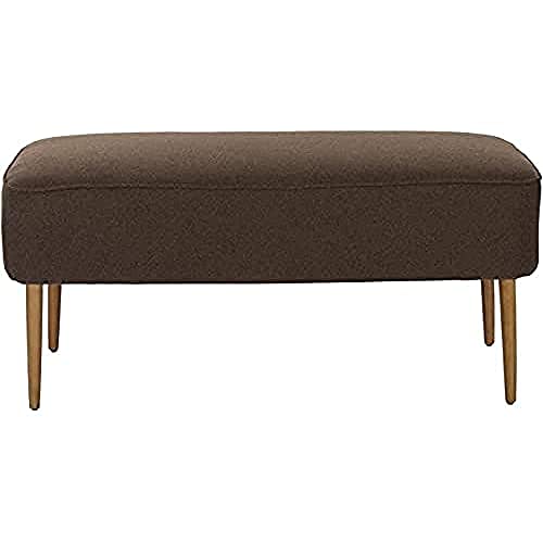 SAFAVIEH Gepolstert Hocker, Braun, 100 X 50 X 45 von Safavieh