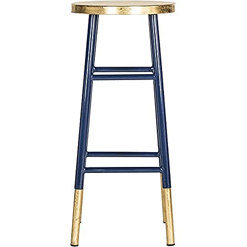 SAFAVIEH Glam Bar & Counter Stool, in Navy and Gold von Safavieh