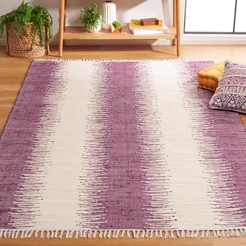SAFAVIEH Modern Teppich für Wohnzimmer, Esszimmer, Schlafzimmer - Montauk Collection, Kurzer Flor, Lila, 183 X 274 cm SAFAVIEH Modern Teppich für Wohnzimmer, Esszimmer, Schlafzimmer - Montauk Collection, Kurzer Flor, Lila, 183 X 274 cm von Safavieh