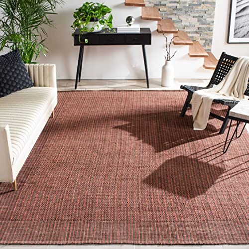 SAFAVIEH Naturfaser Teppich für Wohnzimmer, Esszimmer, Schlafzimmer - Natural Fiber Collection, Kurzer Flor, Braun und Rost, 183 X 274 cm SAFAVIEH Naturfaser Teppich für Wohnzimmer, Esszimmer, Schlafzimmer - Natural Fiber Collection, Kurzer Flor, Braun und Rost, 183 X 274 cm von Safavieh