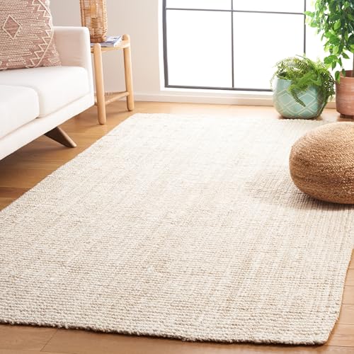SAFAVIEH Naturfaser Teppich für Wohnzimmer, Esszimmer, Schlafzimmer - Natural Fiber Collection, Kurzer Flor, Elfenbein, 152 X 244 cm SAFAVIEH Naturfaser Teppich für Wohnzimmer, Esszimmer, Schlafzimmer - Natural Fiber Collection, Kurzer Flor, Elfenbein, 152 X 244 cm von Safavieh
