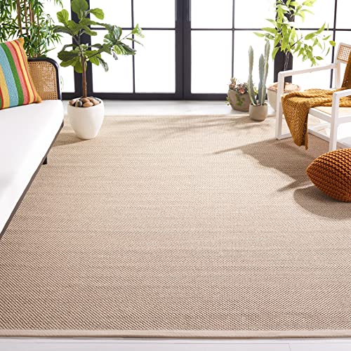 SAFAVIEH Naturfaser Teppich für Wohnzimmer, Esszimmer, Schlafzimmer - Natural Fiber Collection, Kurzer Flor, Natürlich und Beige, 244 X 305 cm SAFAVIEH Naturfaser Teppich für Wohnzimmer, Esszimmer, Schlafzimmer - Natural Fiber Collection, Kurzer Flor, Natürlich und Beige, 244 X 305 cm von Safavieh