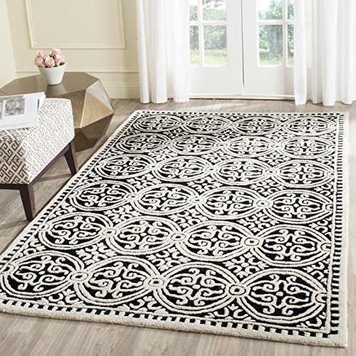SAFAVIEH Traditionell Teppich für Wohnzimmer, Esszimmer, Schlafzimmer - Cambridge Collection, Kurzer Flor, Schwarz und Elfenbein, 183 X 274 cm SAFAVIEH Traditionell Teppich für Wohnzimmer, Esszimmer, Schlafzimmer - Cambridge Collection, Kurzer Flor, Schwarz und Elfenbein, 183 X 274 cm von Safavieh