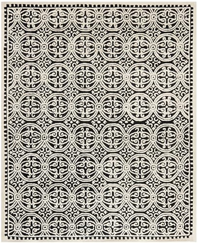 SAFAVIEH Traditionell Teppich für Wohnzimmer, Esszimmer, Schlafzimmer - Cambridge Collection, Kurzer Flor, Schwarz und Elfenbein, 244 X 305 cm SAFAVIEH Traditionell Teppich für Wohnzimmer, Esszimmer, Schlafzimmer - Cambridge Collection, Kurzer Flor, Schwarz und Elfenbein, 244 X 305 cm von Safavieh