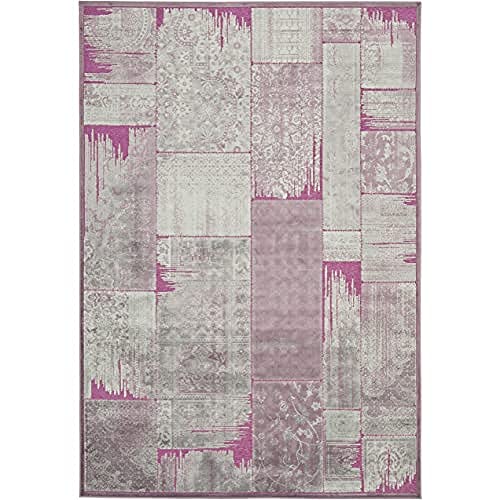 SAFAVIEH Traditionell Teppich für Wohnzimmer, Esszimmer, Schlafzimmer - Paradise Collection, Kurzer Flor, Lila und Fuchisa, 160 X 229 cm SAFAVIEH Traditionell Teppich für Wohnzimmer, Esszimmer, Schlafzimmer - Paradise Collection, Kurzer Flor, Lila und Fuchisa, 160 X 229 cm von Safavieh